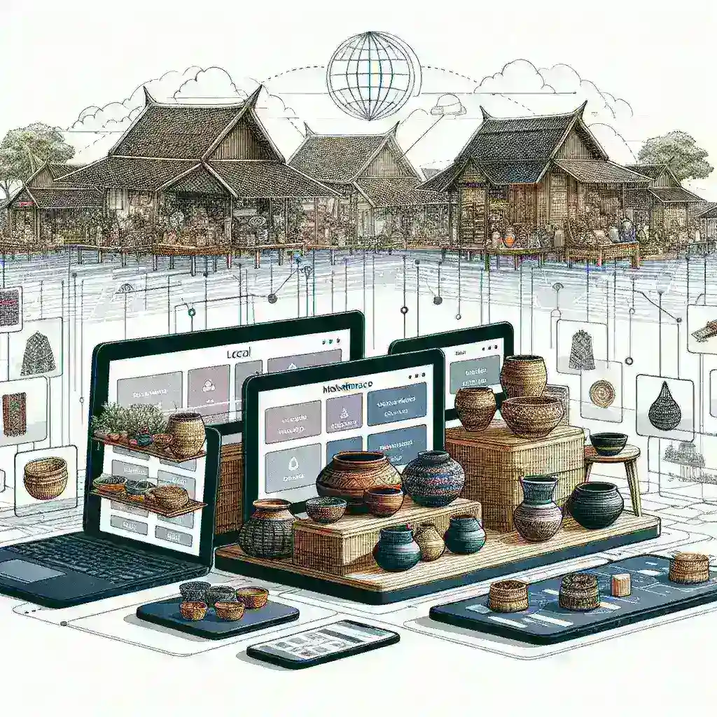 "Marketplace platform development for local SME products showcasing unique cultural wisdom and traditional craftsmanship"