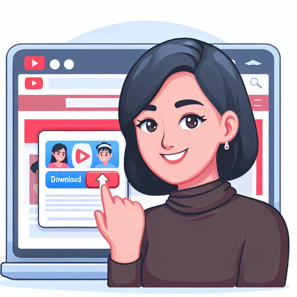 "Ilustrasi langkah-langkah mudah untuk download video YouTube dengan panduan lengkap untuk pengguna Indonesia, menampilkan tampilan antarmuka aplikasi dan ikon YouTube."